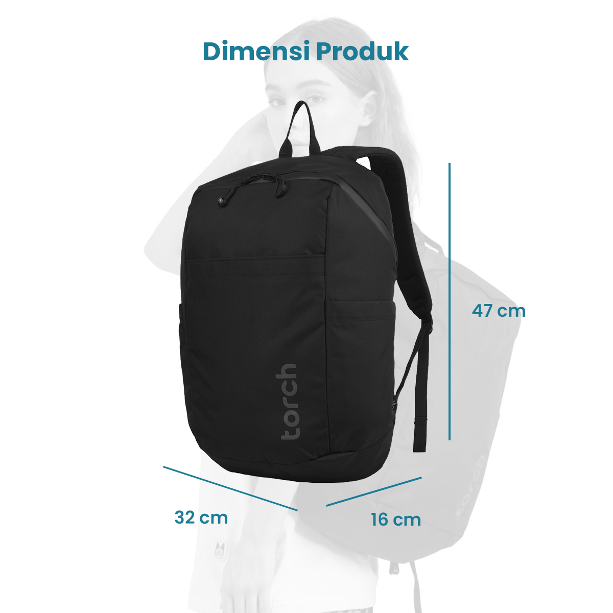 Ganghwa Tas Ransel Sekolah Torch 19L