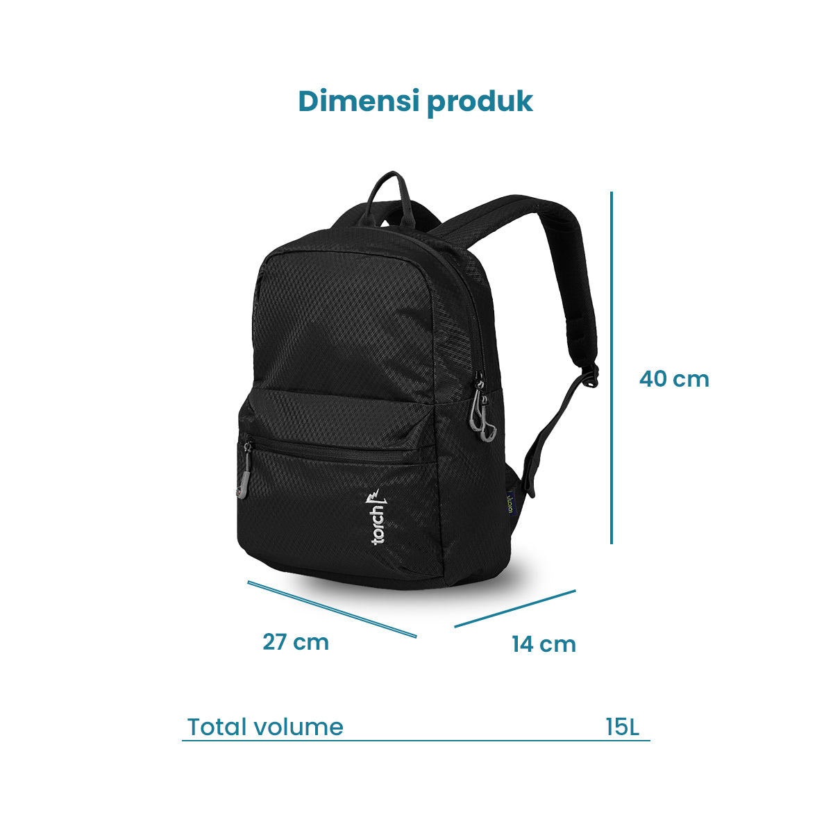 Hwado Tas Ransel Sekolah Torch 17L