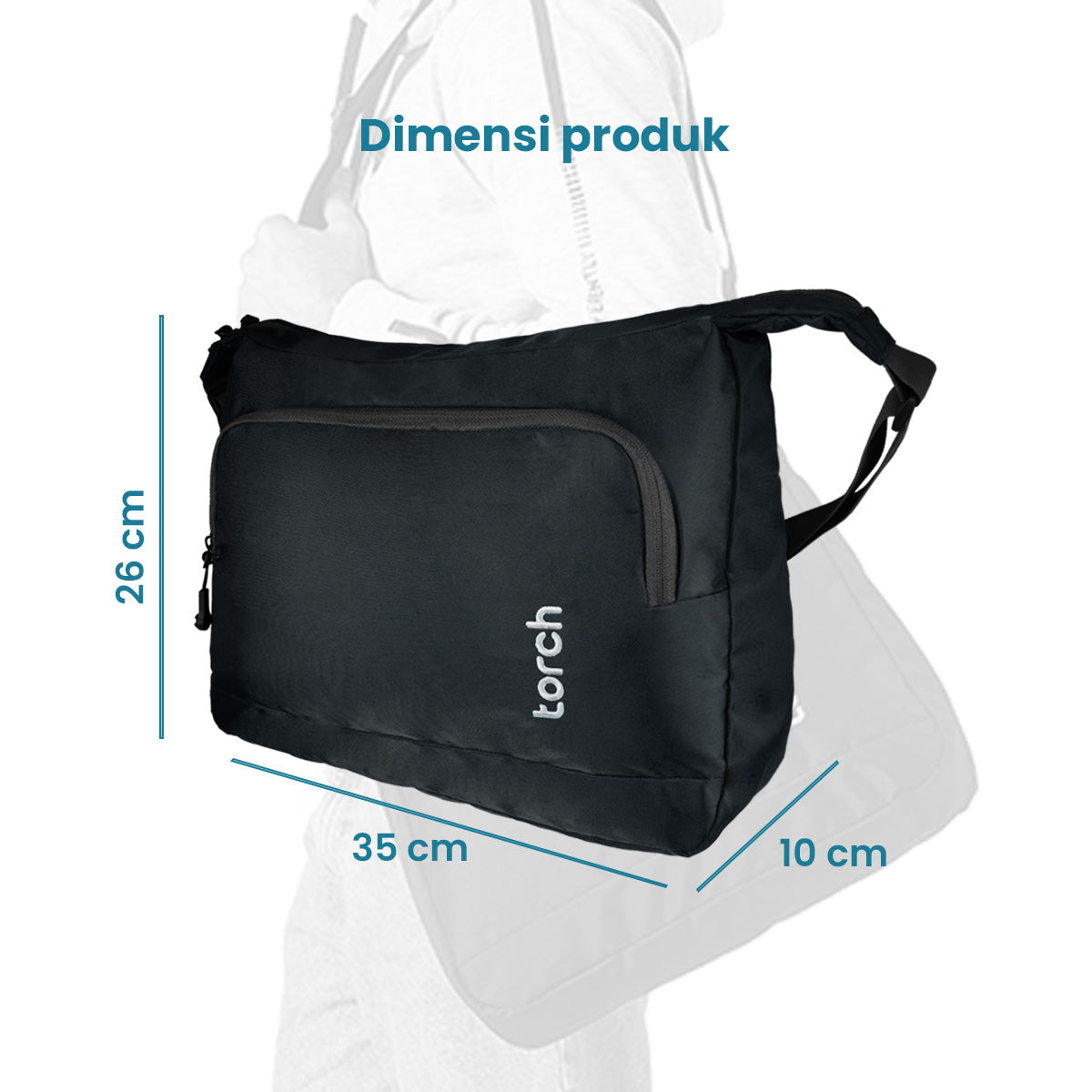 Legal Tas Selempang office Torch 9L