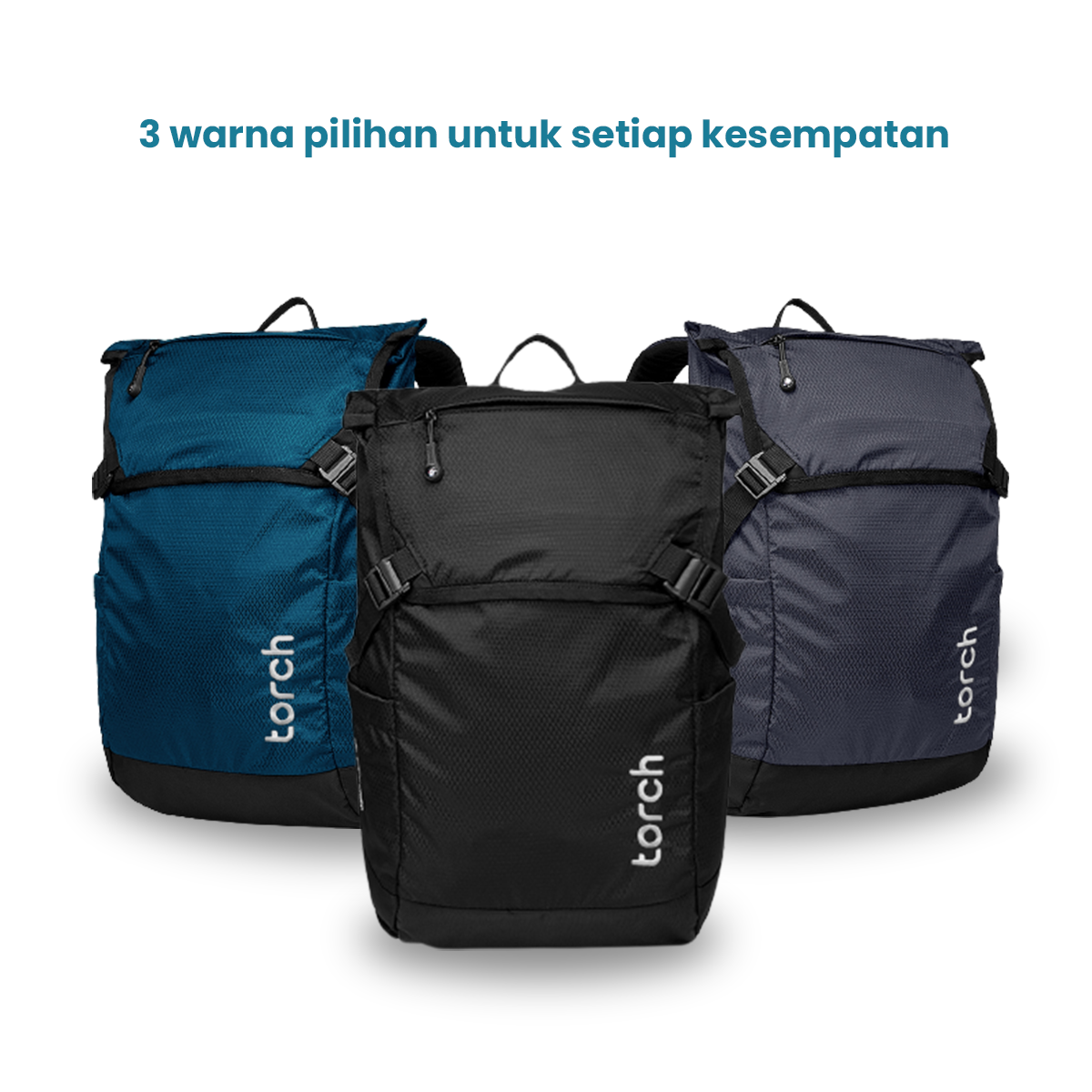 Sinpo Tas Ransel Sekolah Torch 20L Hitam