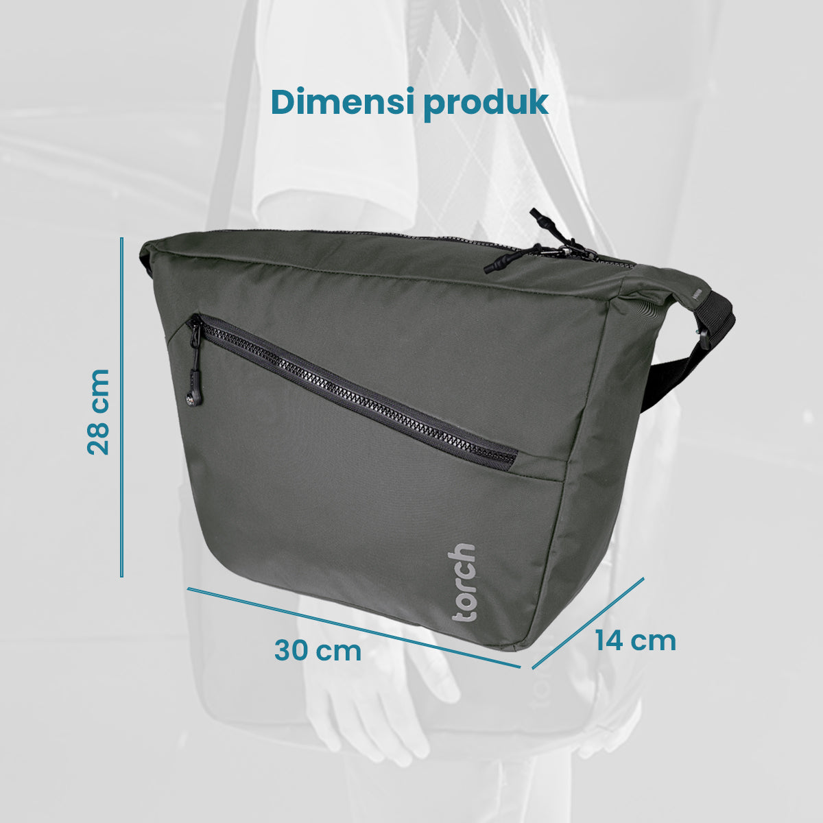 Nasan Tas Selempang office Torch 14L