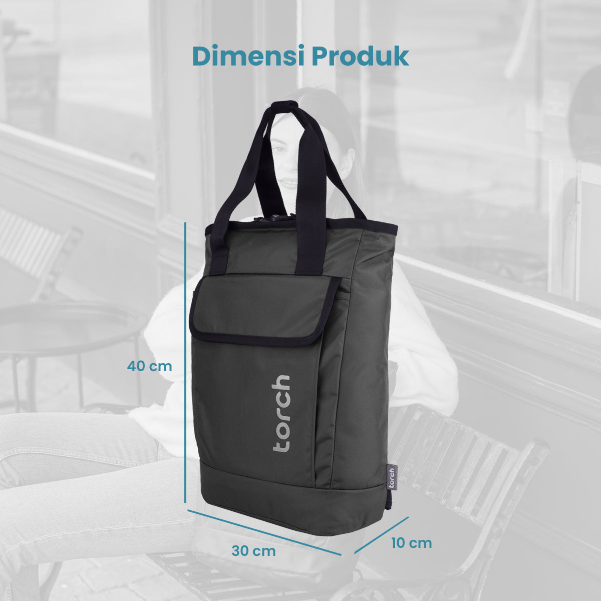 Wonju Tas Ransel Sekolah Torch 15L