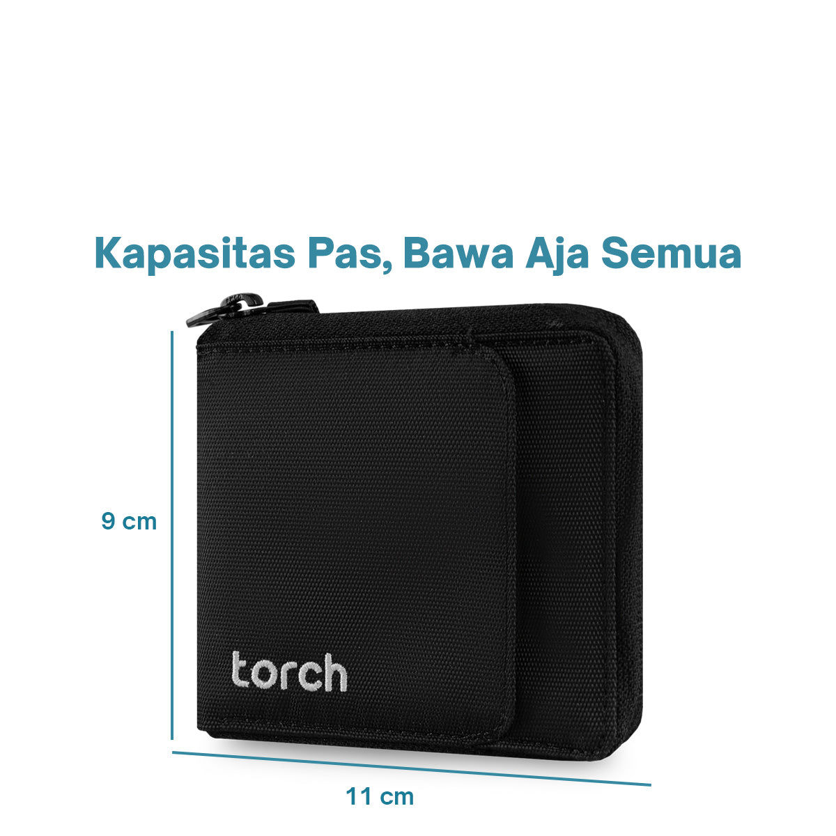Kavi Neck Wallet - Black