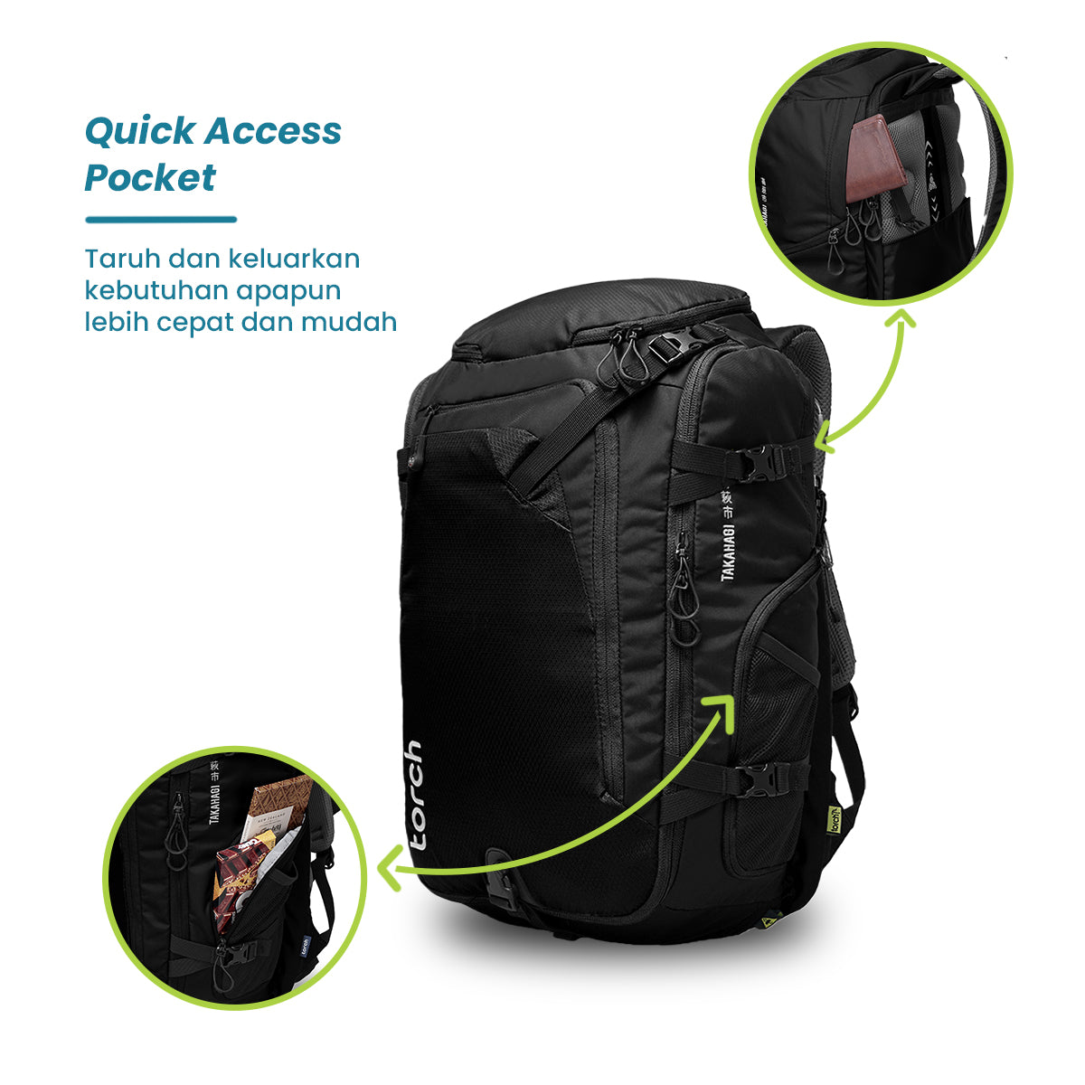 Takahagi Traveling Backpack Torch