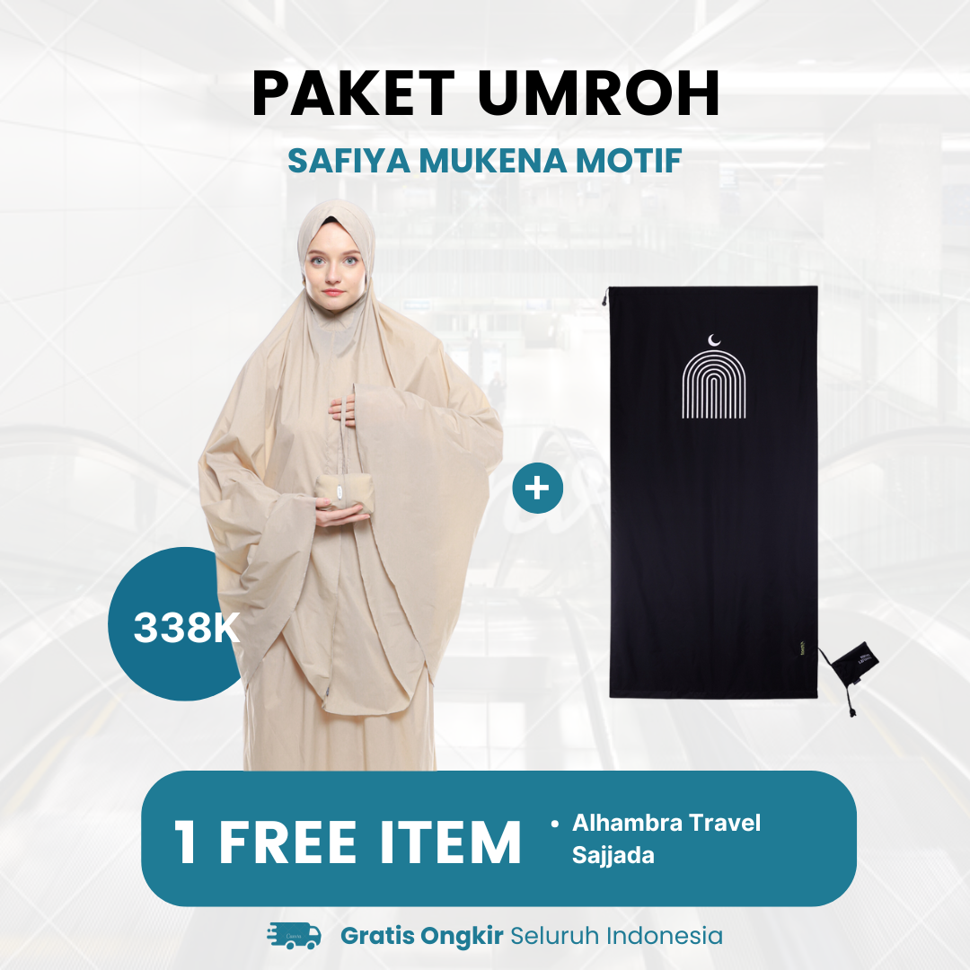 Paket Umroh - Safiya Mukena Motif Gratis Alhambra Travel Sajjada