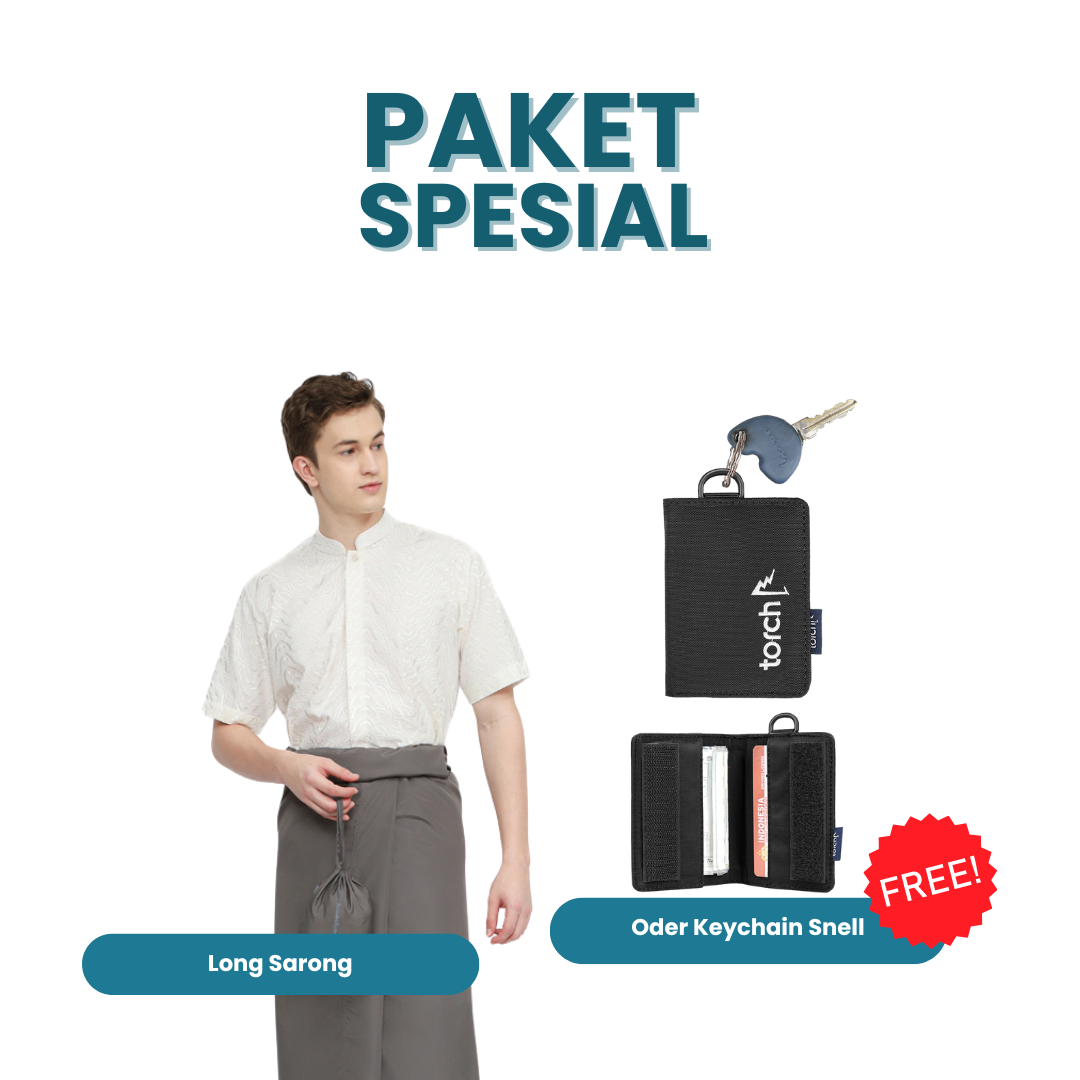 Paket Spesial - Long Sarong Gratis Oder Keychain Snell