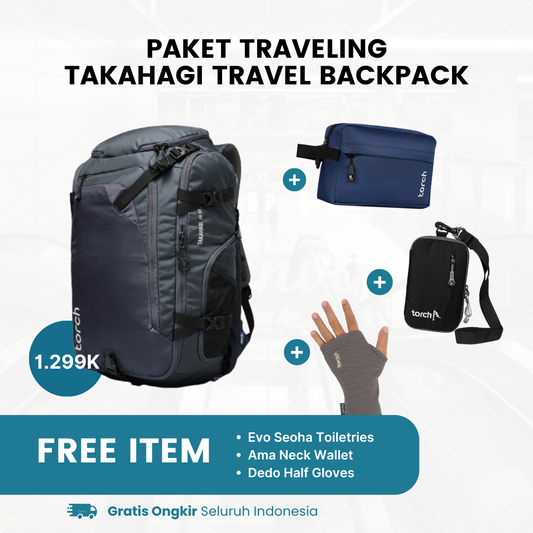 Paket Traveling - Takahagi Travel Backpack