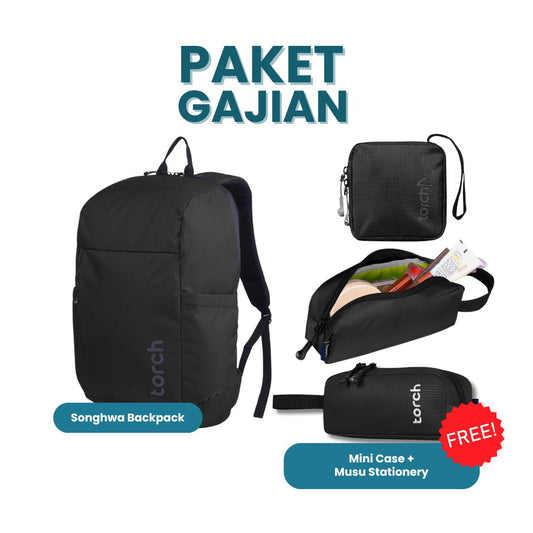 Paket Gajian - Songhwa Backpack Gratis Mini Case + Musu Stationery