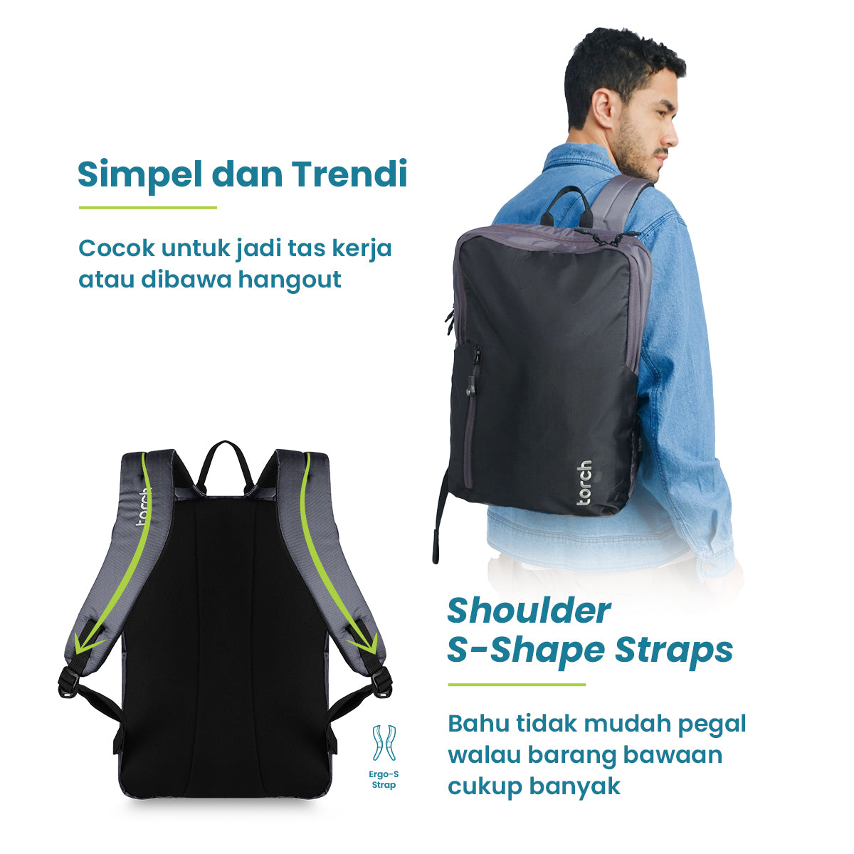 Nandana Tas Ransel Kantor Torch 12L