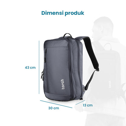 Nirala Tas Ransel Kantor Torch 14L