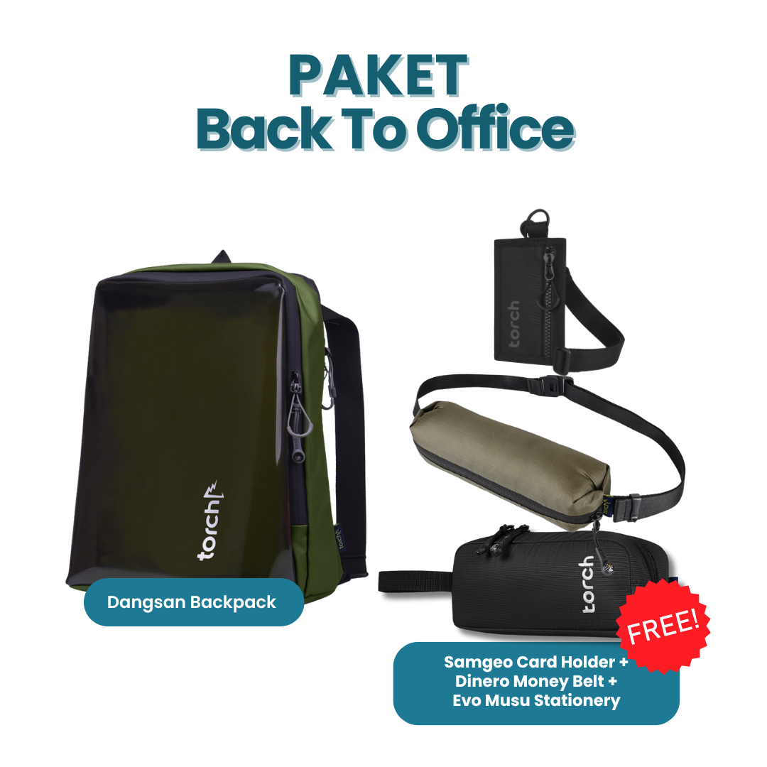 Paket Back To Office - Dangsan Backpack + Evo Musu Stationery + Dinero ...