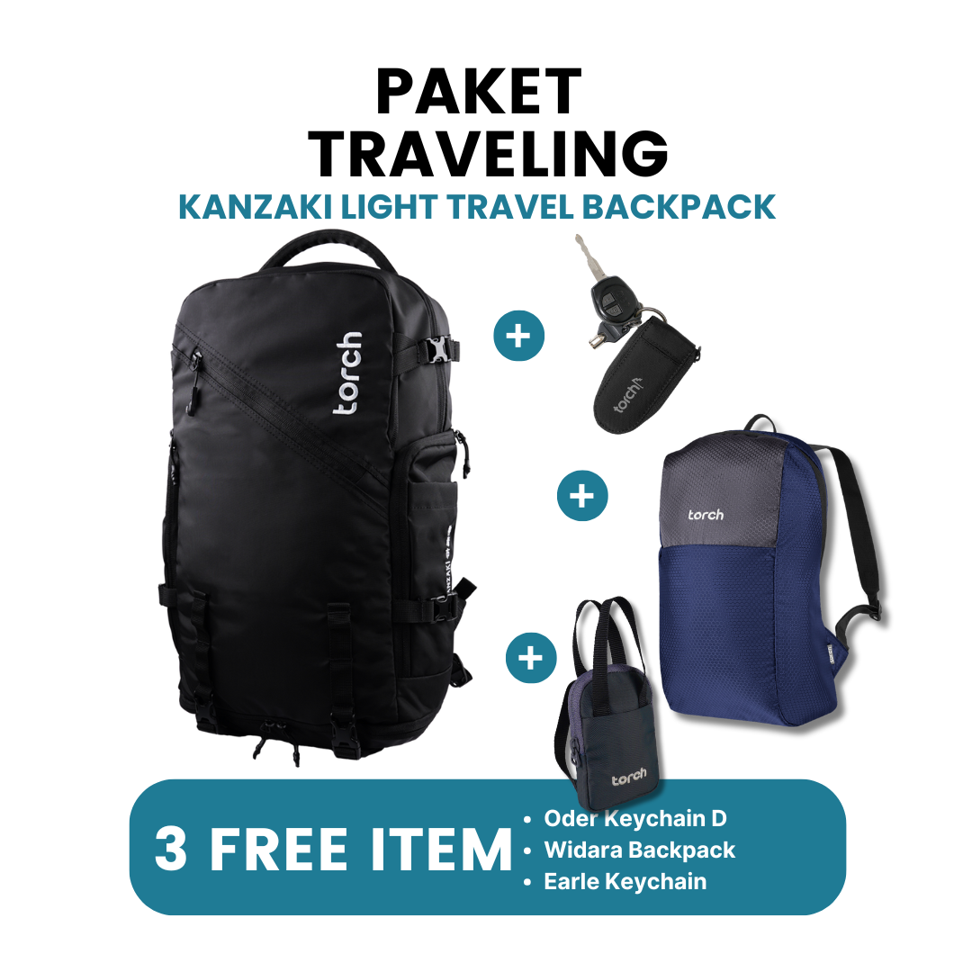 Paket Traveling - Kanzaki Light Travel Backpack