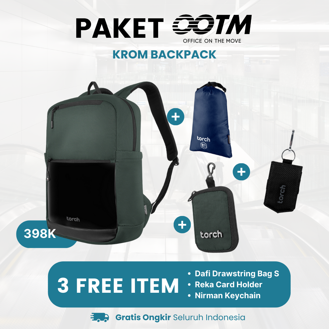 Paket Office On The Move - Krom Backpack