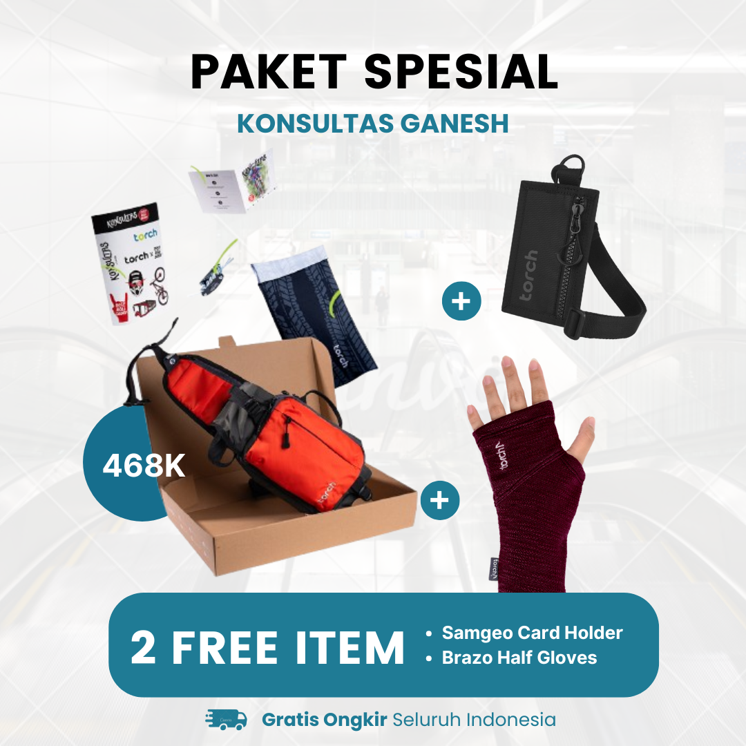 Paket Spesial - Konsultas Ganesh Gratis Brazo Half Gloves + Samgeo Card Holder