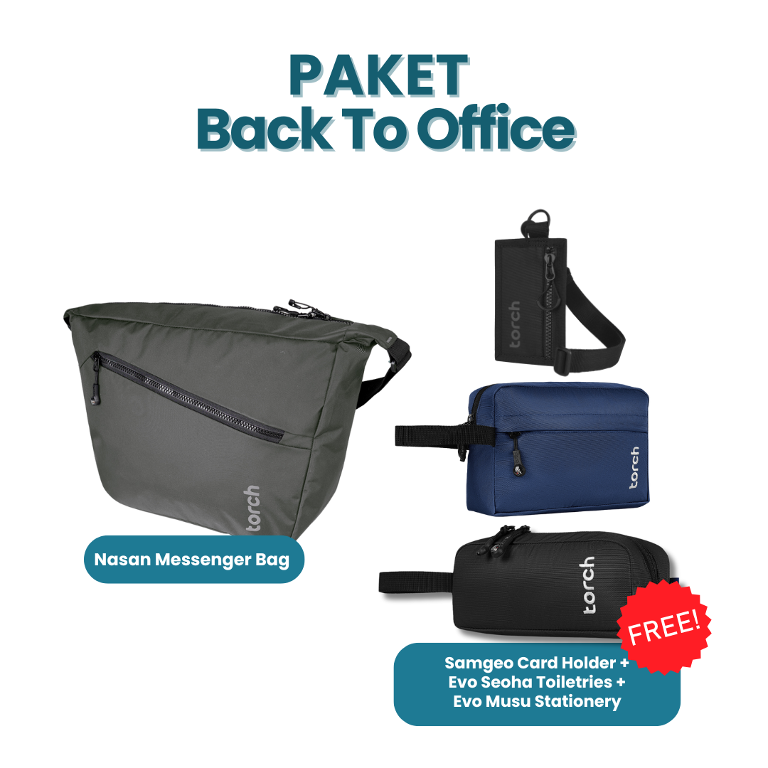 Paket Back To Office - Nasan Messenger Bag