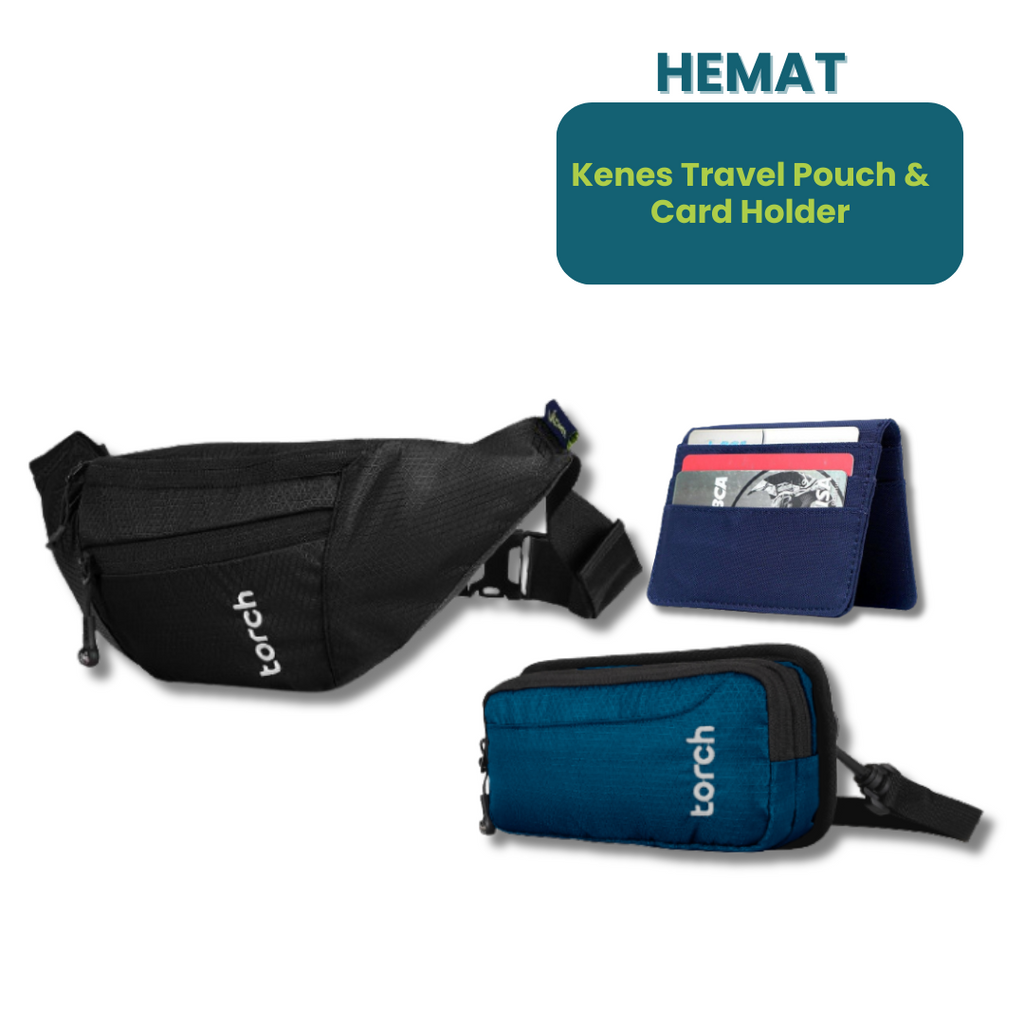 Hemat - Hamura Waist Bag + Kenes Travel Pouch & Card Holder