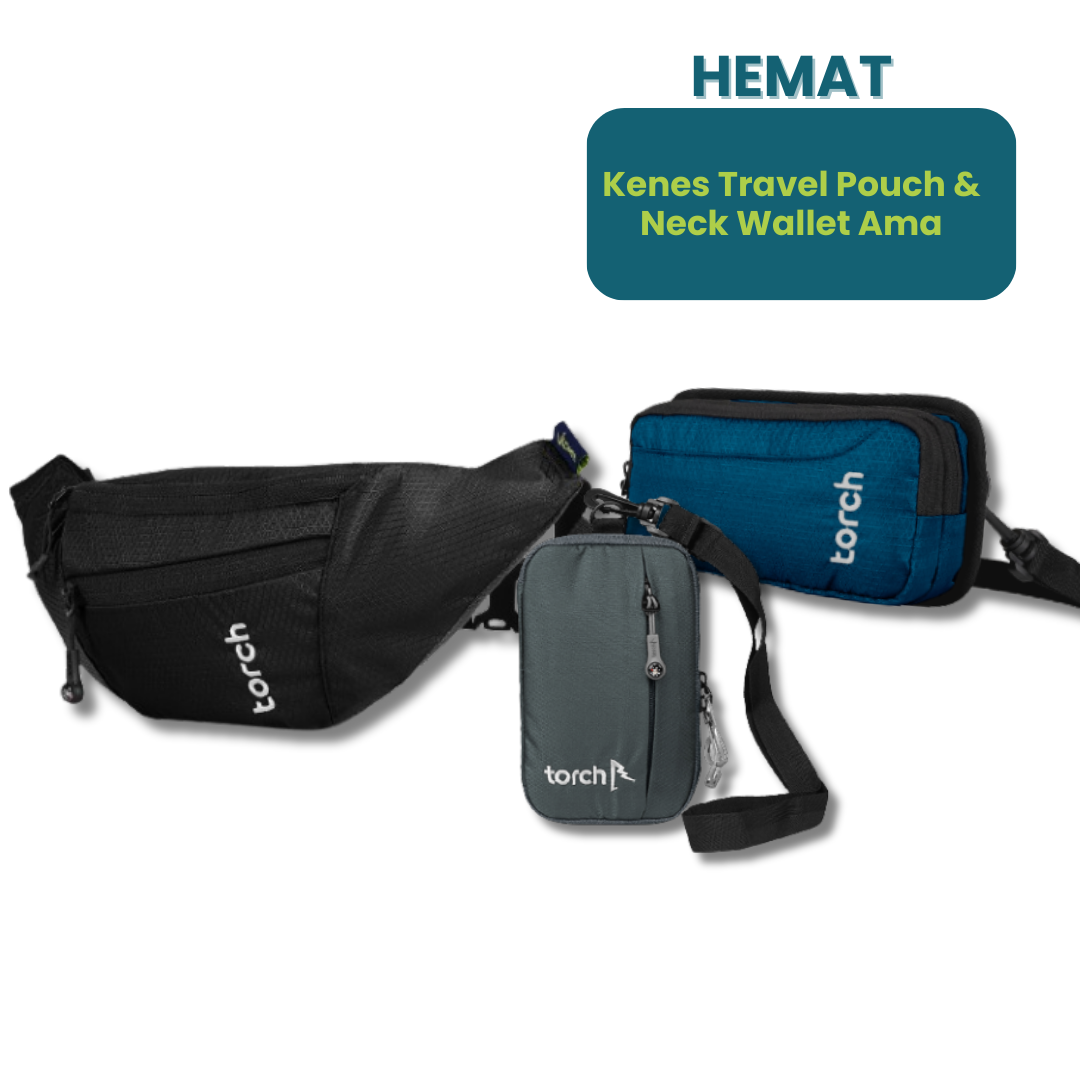 Hemat - Hamura Waist Bag + Kenes Travel Pouch & Neck Wallet