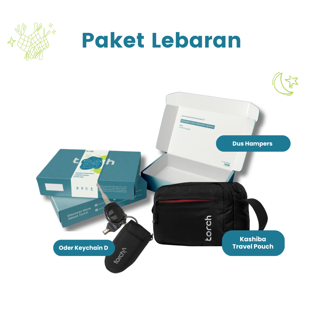 Paket Lebaran - Kashiba Travel Pouch + Oder Keychain