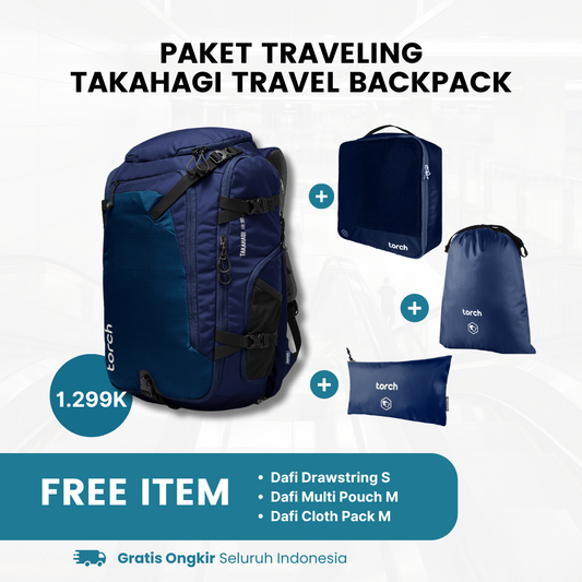 Paket Traveling - Takahagi Travel Backpack