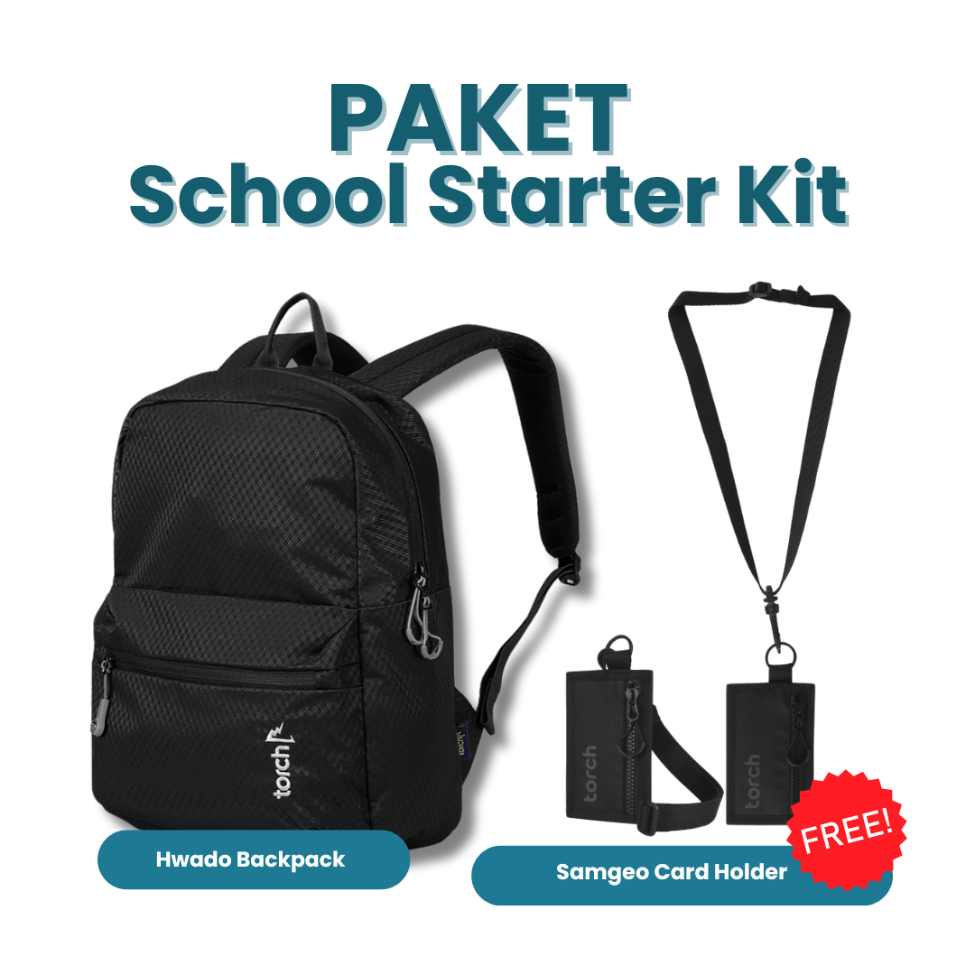 Paket School Starter Kit - Hwado Backpack Gratis Samgeo Card Holder