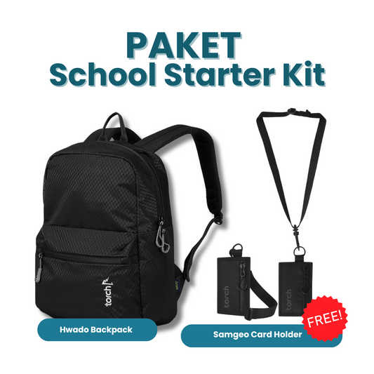 Paket School Starter Kit - Hwado Backpack Gratis Samgeo Card Holder