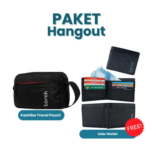 Paket Hangout - Kashiba Travel Pouch Gratis Oder Wallet