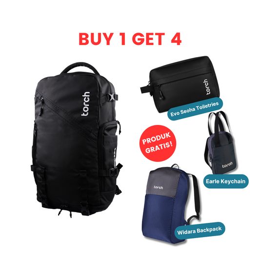 Paket Traveling - Kanzaki Light Travel Backpack