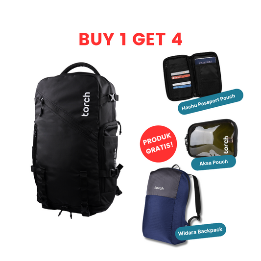 Paket Traveling - Kanzaki Light Travel Backpack