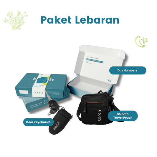 Paket Lebaran - Shibata Travel Pouch + Oder Keychain
