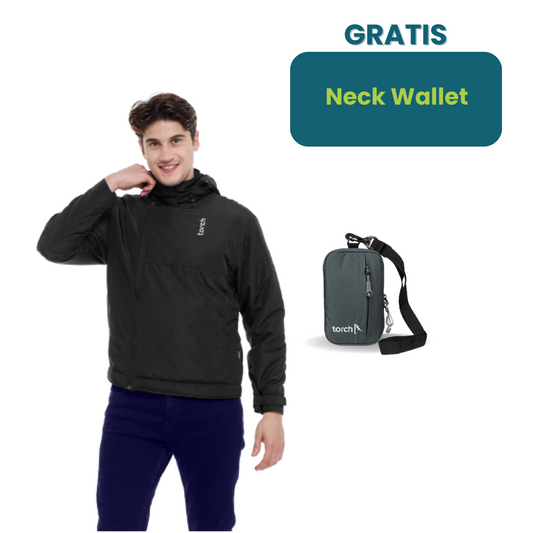 Paket Gratis - Aragon Riding Jacket Free Neck Wallet Ama