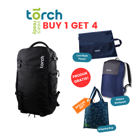 Paket 10th Torch - Kanzaki Light Travel Pouch