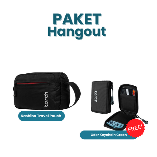 Paket Hangout - Kashiba Travel Pouch Gratis Oder Keychain Crean