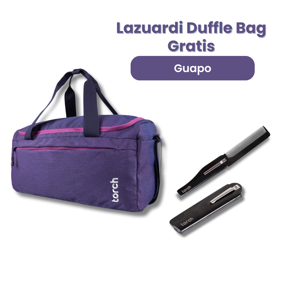 Paket Gratis - Lazuardi Duffle Bag Gratis Guapo Foldable Hair Comb - Paket Spectrum Series