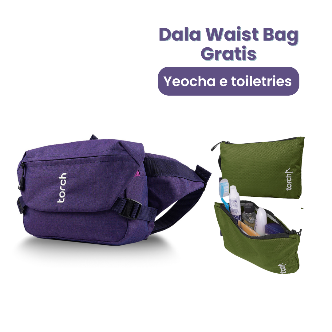 Dala Waist Bag Gratis Yeocha E Toiletries - Paket Spectrum Series