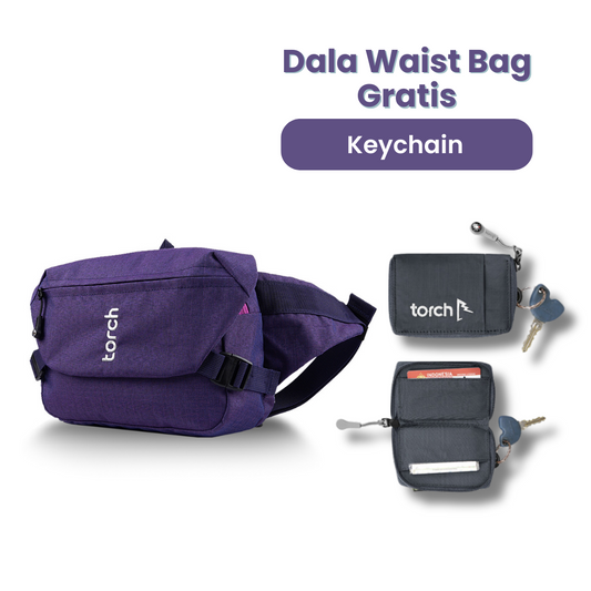 Paket Gratis - Dala Waist Bag Gratis Keychain Snell - Paket Spectrum Series