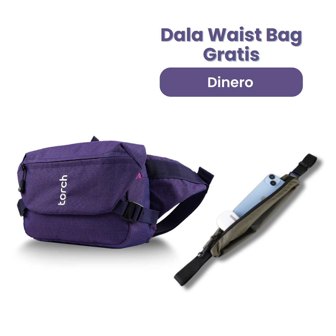 Paket Gratis - Dala Waist Bag Gratis Dinero - Paket Spectrum Series