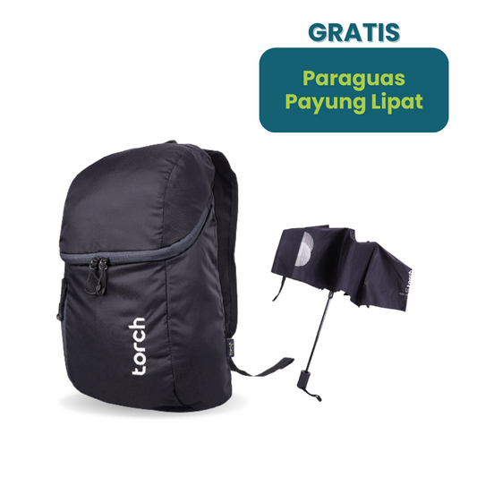 Paket Spesial FUNTASTIS - Mora Backpack Gratis Paraguas Payung Lipat