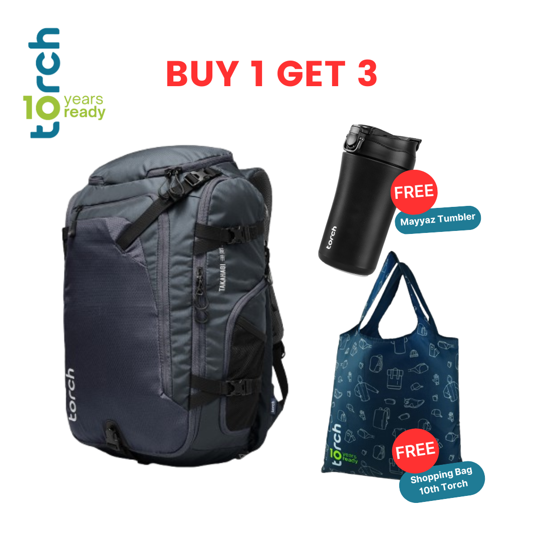 Paket 10th Torch - Takahagi Travel Backpack