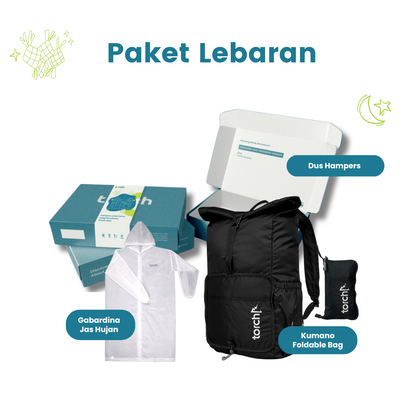 Paket Lebaran - Kumano Foldable Bag + Gabardina Jas Hujan