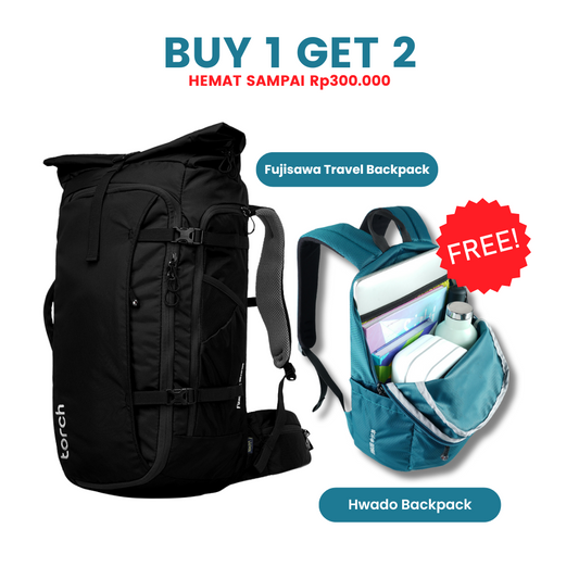Paket Gratis - Fujisawa Travel Backpack Gratis Hwado Backpack