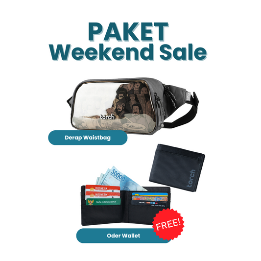 Paket Weekend Sale - Derap Waistbag Gratis Oder Wallet