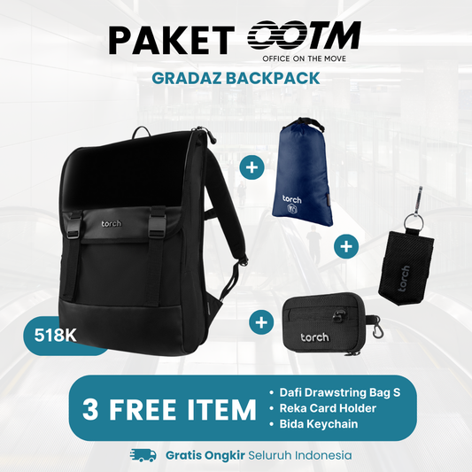 Paket Office On The Move - Gradaz Backpack