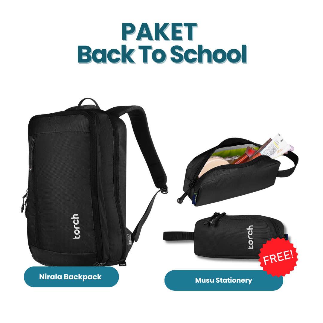 Paket Back To School - Nirala Backpack Gratis Musu Stationery