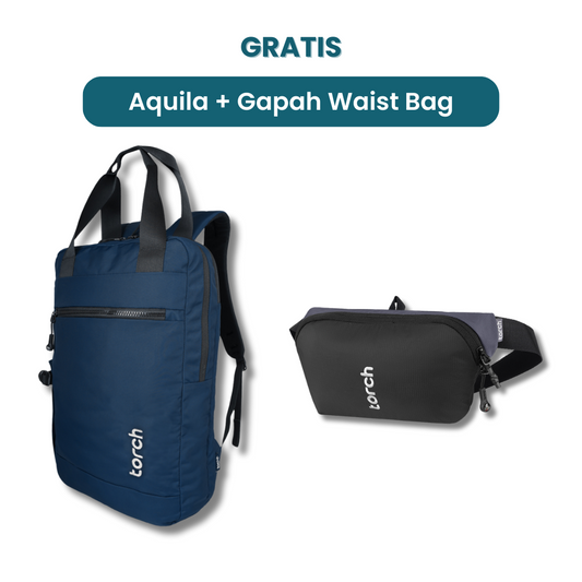 Aquila Backpack Gratis Gapah Waist Bag