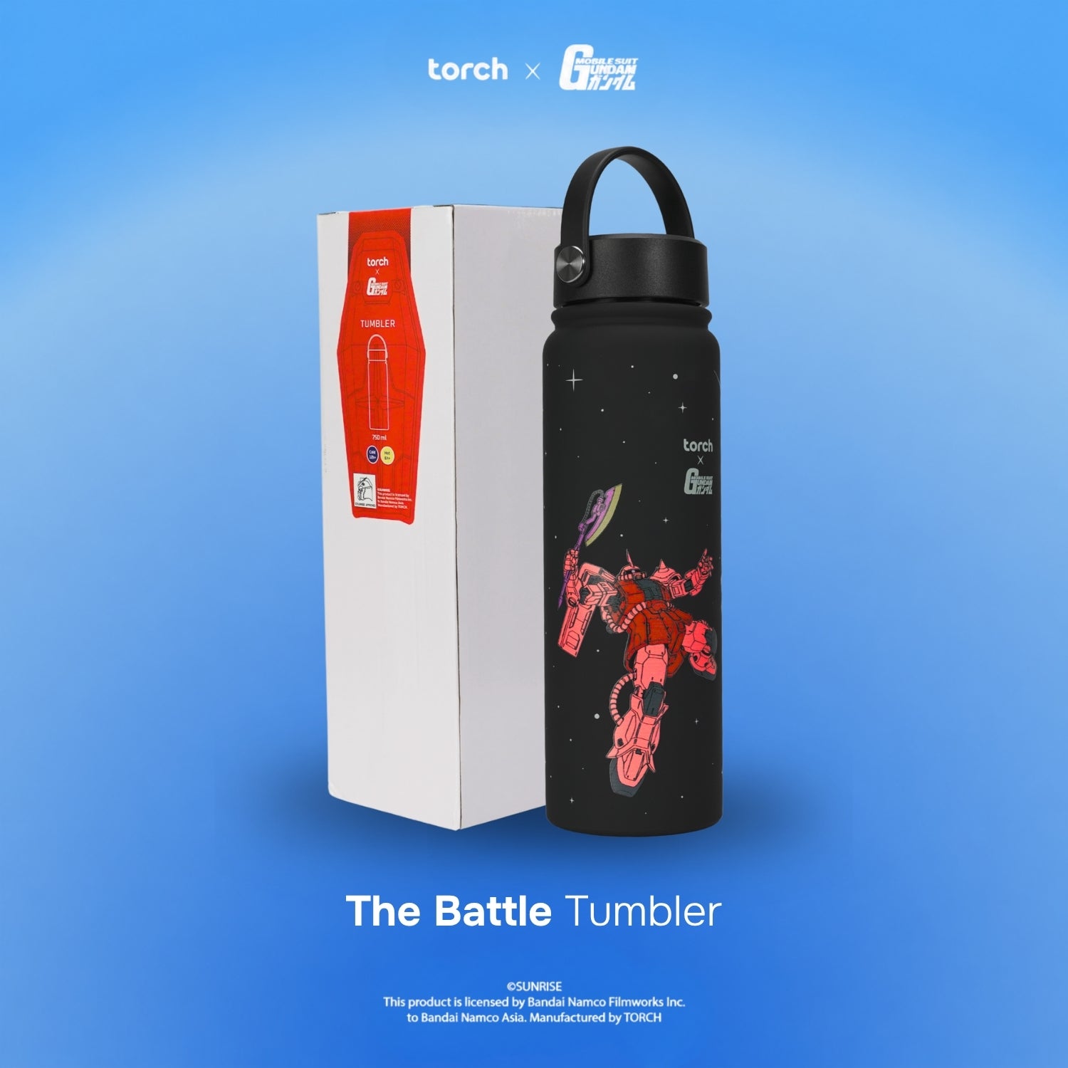 The Battle Tumbler (Include Sticker Gundam)