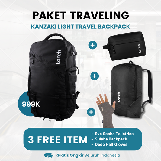 Paket Traveling - Kanzaki Light Travel Backpack