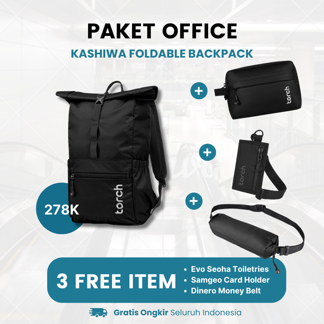 Paket Office - Kashiwa Foldable Backpack