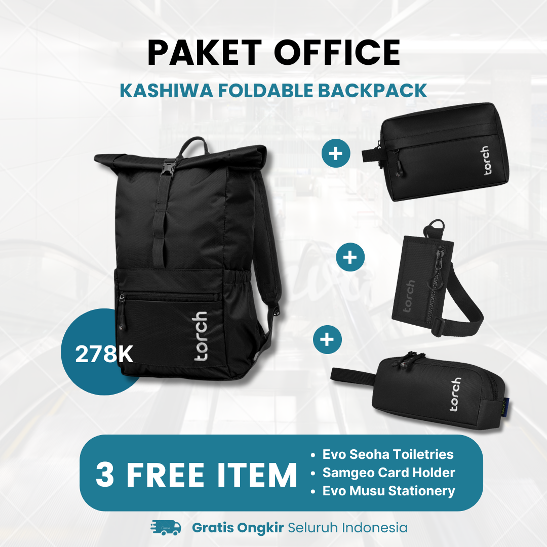 Paket Office - Kashiwa Foldable Backpack