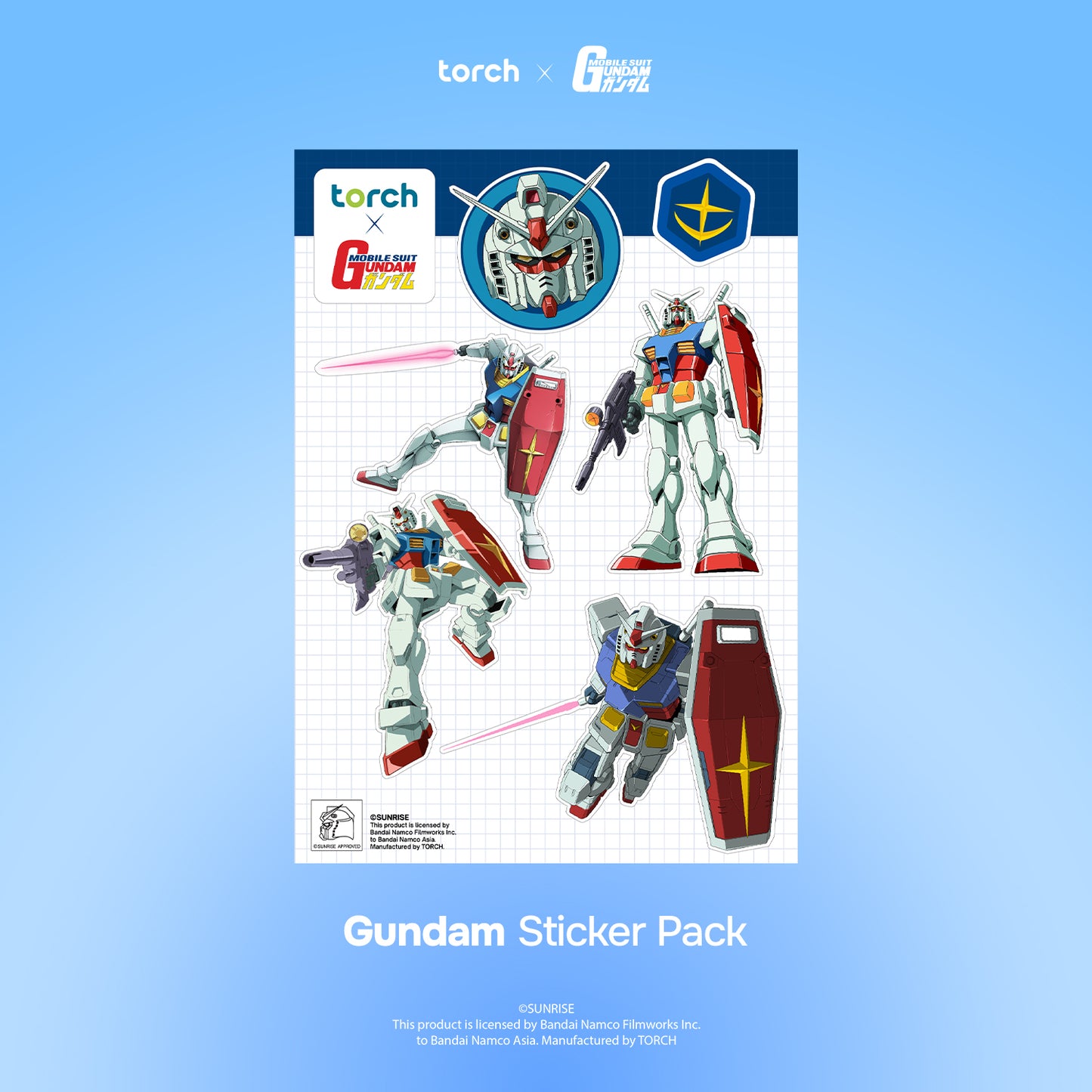 Kinetic Waist Bag (Include Sticker Gundam)