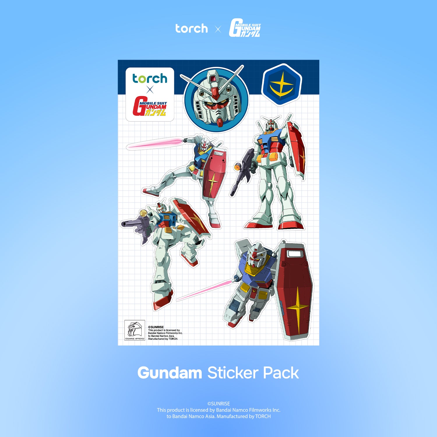 Kinetic Waist Bag (Include Sticker Gundam)